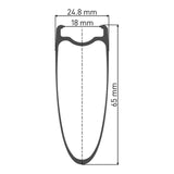 DT Swiss DT Swiss-TRC 1400 DICUT Laufrad 700c 65 120mm