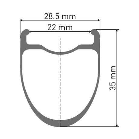 DT SwissDT Swiss-ERC 1400 DICUT Laufrad 700c CL 35 100/12mm