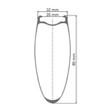 DT SwissDT Swiss-ARC 1400 DICUT Laufrad 700c CL 80 100/12mm