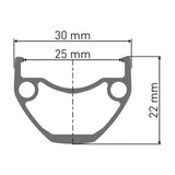 DT Swiss DT Swiss-HU 1900 SPLINE Laufrad 29" CL 25 135/5