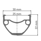 DT Swiss DT Swiss-HU 1900 SPLINE Laufrad 29" CL 25 110/15