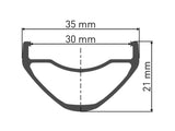 DT Swiss DT Swiss-FR 1950 CLASSIC Laufrad 27.5" IS 30 110/20mm BO