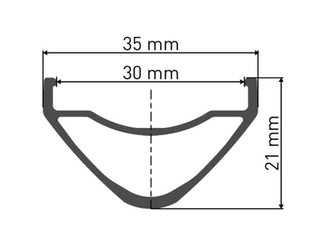 DT Swiss DT Swiss-HX 1700 SPLINE Laufrad 27.5" IS 30 110/15