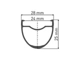 DT Swiss DT Swiss-HG 1800 SPLINE Laufrad 650B CL 25 100/12