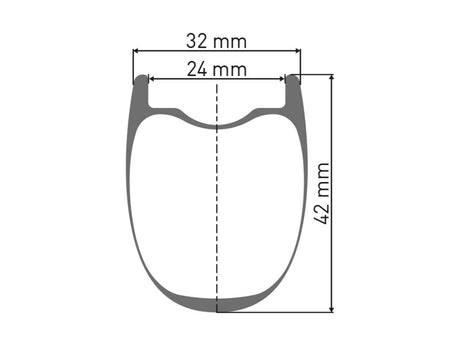 DT Swiss DT Swiss-HGC 1400 SPLINE Laufrad 700c CL 42 100/12mm