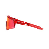 100percent 100percent-Speedcraft Gloss Translucent Red/Hiper Red Mirror lens