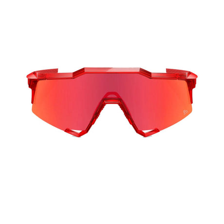 100percent 100percent-Speedcraft Gloss Translucent Red/Hiper Red Mirror lens