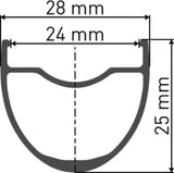 DT Swiss DT Swiss-G 1800 SPLINE Laufrad 700c CL 25 142/12mm MS