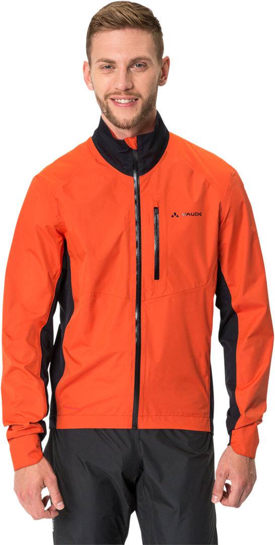 VAUDE VAUDE-Rain Jacket Kuro Men glowing red