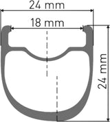 DT Swiss DT Swiss-PRC 1100 DICUT MON CHASSERAL Laufrad 700c CL 24 100/12mm