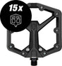 Crankbrothers Crankbrothers-Pedal Stamp 1 small black Gen 2 15er Box