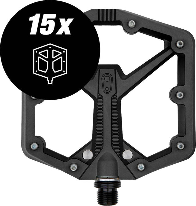 Crankbrothers Crankbrothers-Pedal Stamp 1 large black Gen 2 15er Box