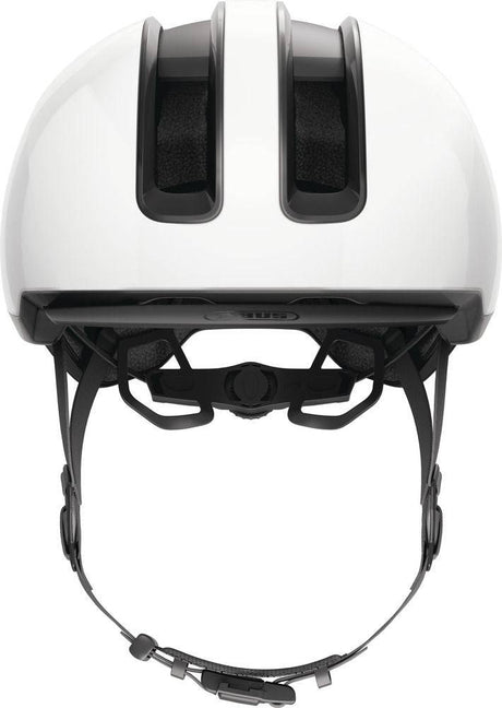ABUSABUS-HUD-Y shiny white velo helm