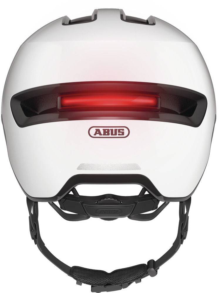 ABUSABUS-HUD-Y shiny white velo helm