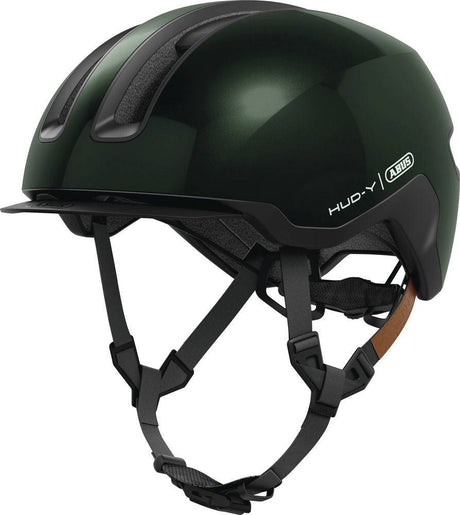 ABUSABUS-HUD-Y moss green velo helm