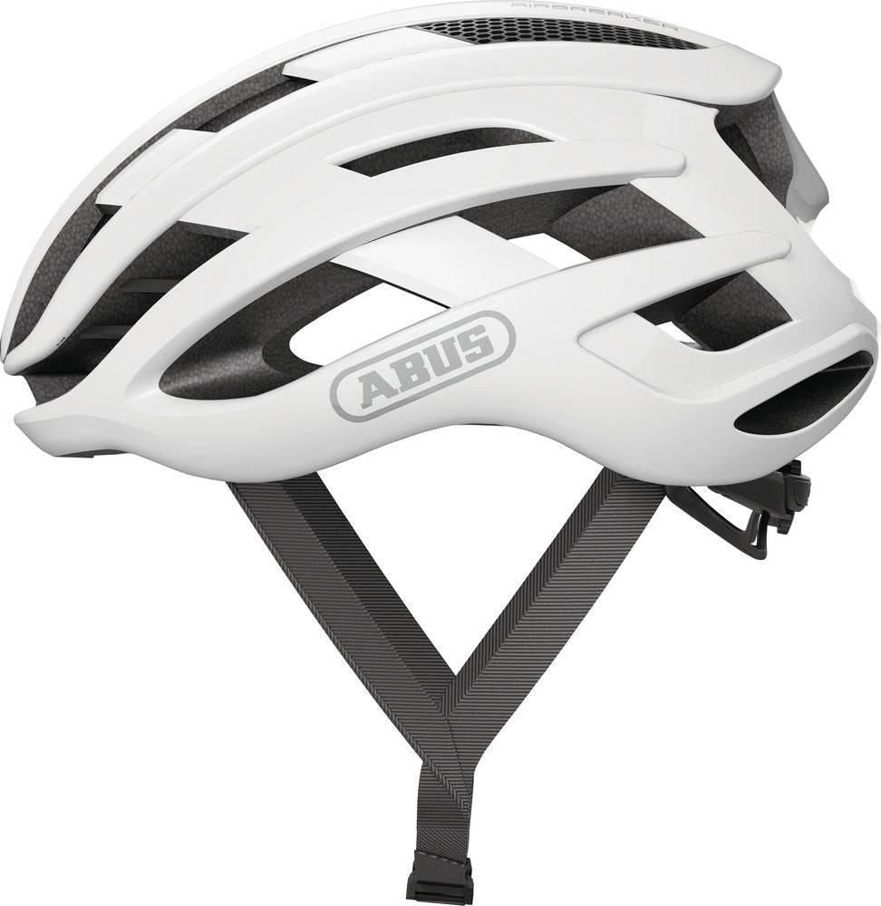 ABUSABUS-AirBreaker polar white matt rennrad helm